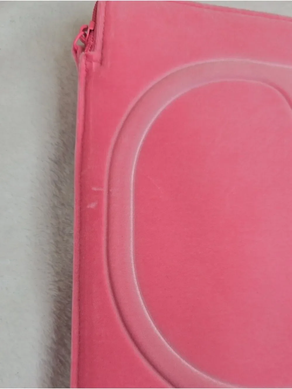 Valentino Pink Soft Plush Laptop Bag Case XL NWOT